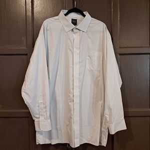 Joseph A. Bank gray and white striped shirt